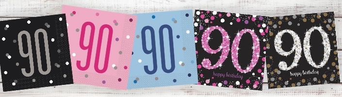 Age 90 | 90th Birthday Party Supplies | Decorations | Ideas - Party Save Smile